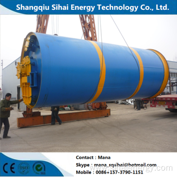 Minimum capacity uesed plastic refining pyrolysis machine